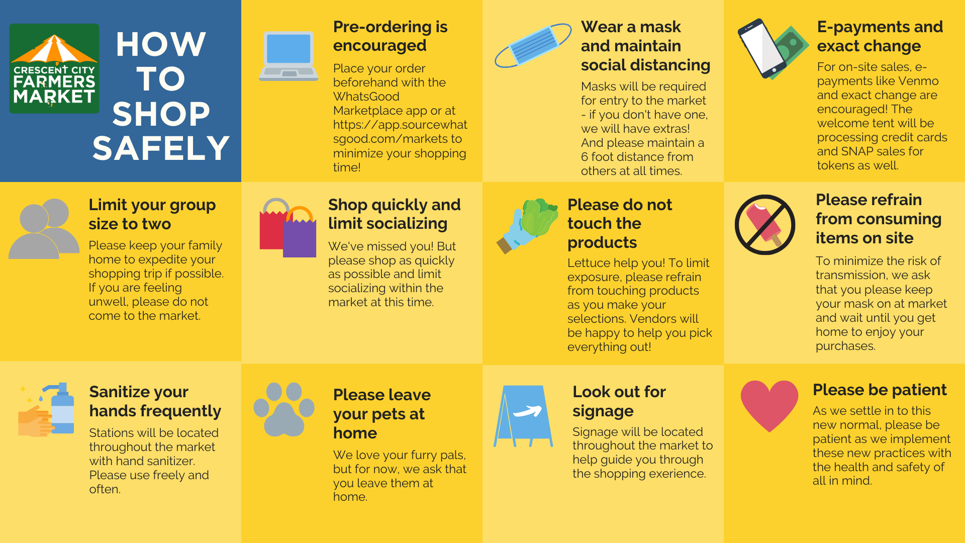 How to shop Safely