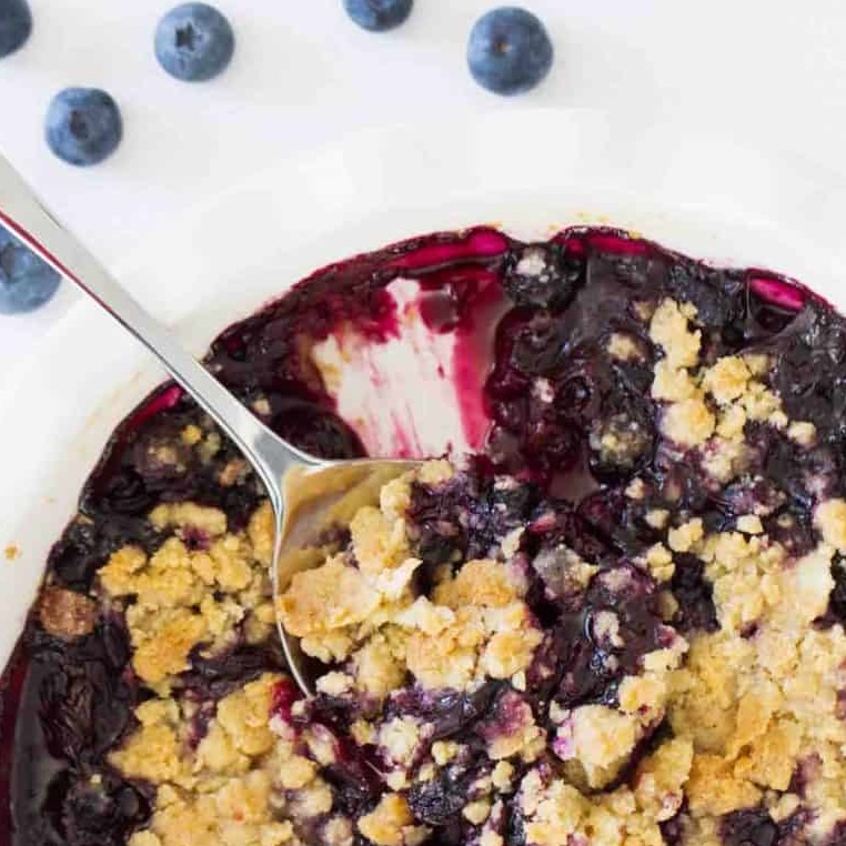 Fresh Blueberry Crisp