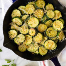 Sauteed Zucchini with Parmesan