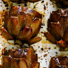 Amazing Roasted Artichokes