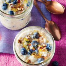 Blueberry Overnight Oatmeal