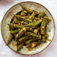 Roasted Okra Masala