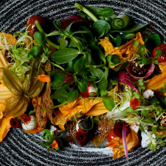 Squash Blossom Salad