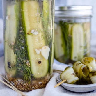 Garlic Chive Pickles