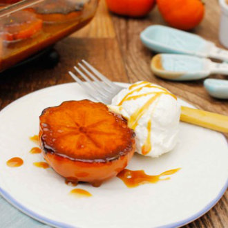 Caramelized Baked Persimmons